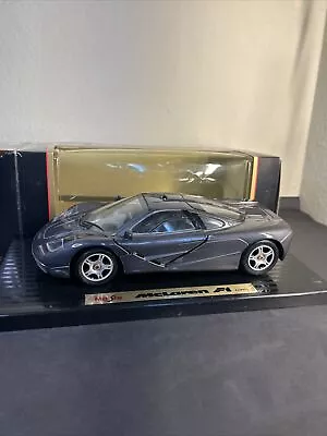 1/18 Diecast Car McLaren F1 1993 Maisto Dark Gray Model Car Toy Car Supercar • $39.95