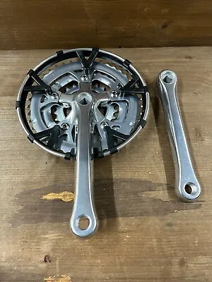 AGELONG Crankset - 170mm - NOS - Silver - Vintage MTB Parts • $50