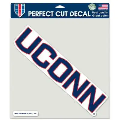 UConn Huskies Full Color Die Cut Decal - 8  X 8  - Alt • $9.99