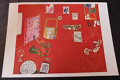 Vtg Postcard Henri MATISSE The Red Studio Painter Art Unposted • $9.95