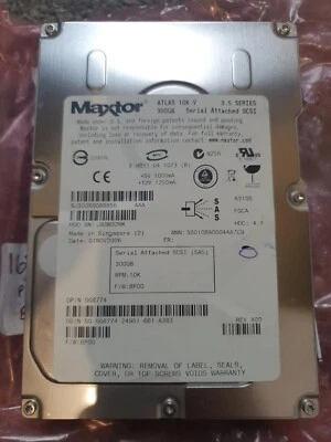 £10 • Buy Maxtor Atlas 10K V 300GB 8J300S0088856 SAS Hard Drive G8774 0G8774