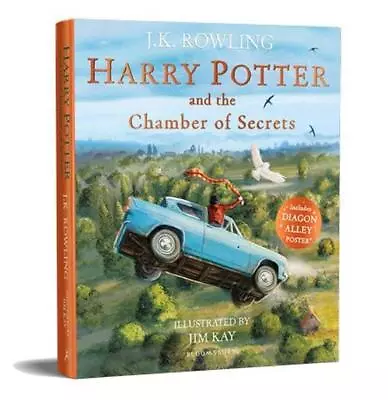 Harry Potter And The Chamber Of Secrets: Illustrated Edition By J.K. Rowling (En • $32.59