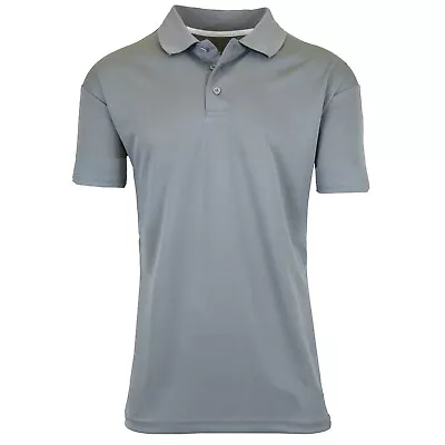 Men's Short Sleeve Moisture Wicking Polo Shirts Active T-Shirts Muscle Tees Gym  • $10.97