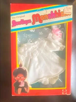 Monchhichi Boutique Bride Clothes 1980 Mattel Vintage New • $17