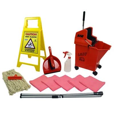 SYR Lady Bug Mop Bucket Floor Cleaning Starter Kit - RED • £69.95