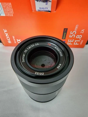 $700 • Buy Sony Zeiss 55mm F1.8 E-Mount Lens- Boxed, As New