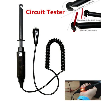 DC 6V/12V/24V Test Pencil Light Hook Probe Circuit Tester Car Truck Motorcycle • $33.34