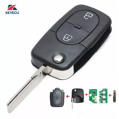 1J0 959 753 A New Flip Remote Key Fob For 1998-2000 Volkswagen Passat Golf MK4 • $17.02