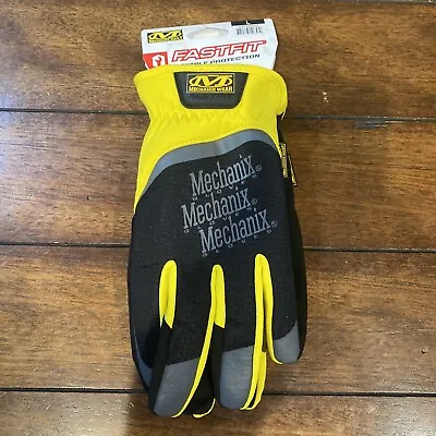 Mechanix Wear SFF-91-010 Hi-Viz FastFit Gloves Large Yellow • $13.99