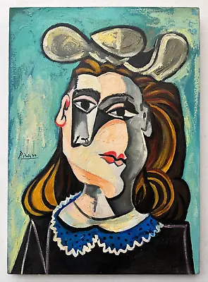 Pablo Picasso (Handmade) Oil Painting On Canvas Signed & Stamped • $1099