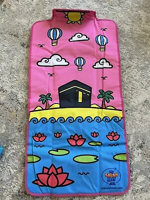 Kids Prayer Rug Prayer Mat Set For Kids Pink Or Blue Islamic Gift • $12