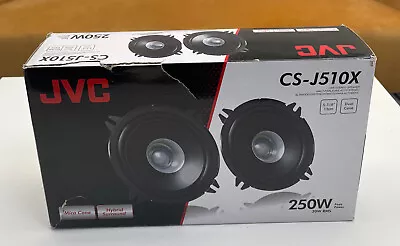 JVC 500W TOTAL 5 INCH 13cm Dual-Cone CAR DOOR SHELF COAXIAL SPEAKERS OPEN BOX • £16.99