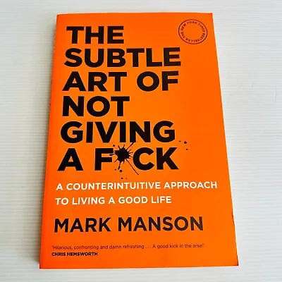 $18.99 • Buy The Subtle Art Of Not Giving A F*ck By Mark Manson Paperback Book
