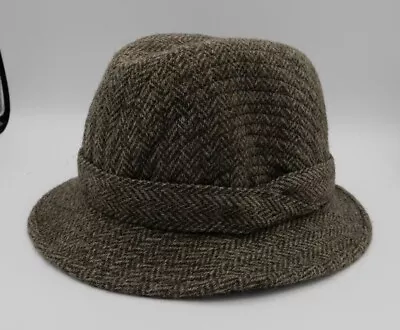 Vintage Aquascutum Of London Tweed Bucket Hat Size Small • £39.99