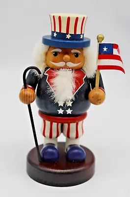 Novelty Wood Wooden Nutcracker Holiday Festive Doll Statue Approx 6  - CHOICE • $6.99