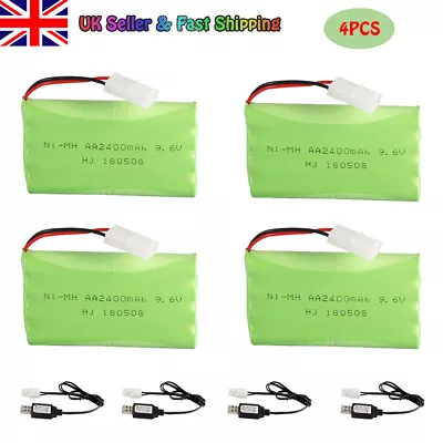 £16.99 • Buy 9.6v 2400mAh NiMH KET 2P Connector Rechargeable Battery Pack For RC Car Truck UK