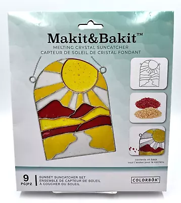 Makit & Bakit Melting Crystal SunSet Suncatcher Kit NIB • $16.99