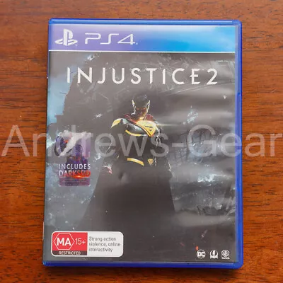 Injustice 2 PS4 Video Game Sony Playstation 4 • $16.94