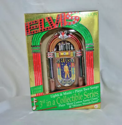 Elvis Musical Christmas Ornament Heirloom Collection By Carlton Cards NIB. 1997 • $18