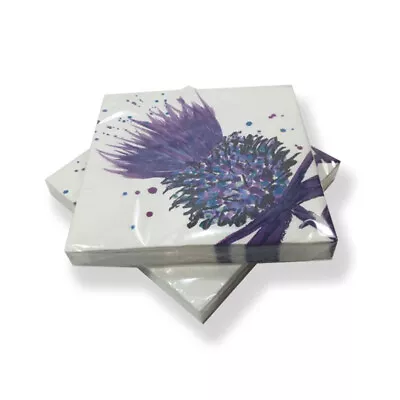 £5.99 • Buy Scottish Napkins- Bramble Single Thistle