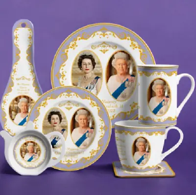 £7.95 • Buy Queen Elizabeth 2023 Memorial Collection Cup Mug Plate Tea Towel Gift & Souvenir