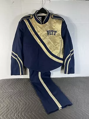 Vintage Pitt University Pittsburgh Marching Band Uniform Blue Wool Jacket Pants • $30