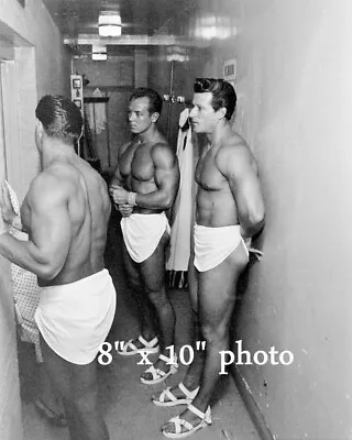  MAE WEST LAS VEGAS Act BODYBUILDER Shirtless Beefcake BACKSTAGE Photo(188) • $14.99