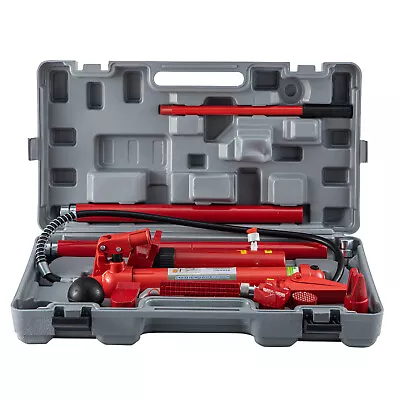 VEVOR 10 Ton Porta Power Hydraulic Jack Body Frame Repair Kit 2m Hose Lift Ram • $139.99