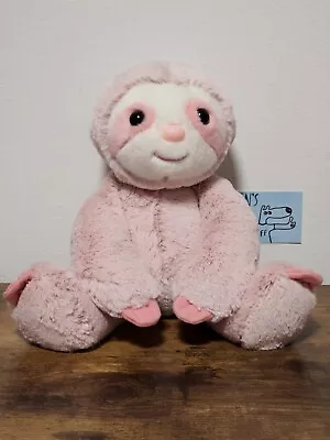 Purely Luxe Pink Sloth Plush Aurora World Lovey Jungle Safari Super Soft EUC • $18