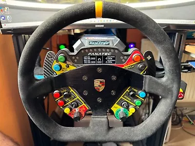 Fanatec Podium Porsche 911 GT3 Suede Wheel • £430