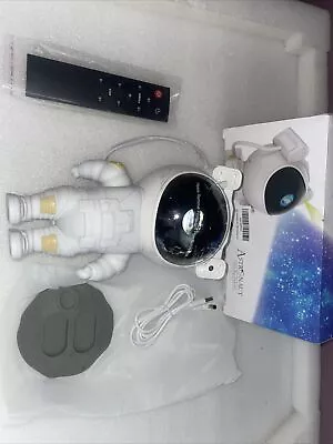 Astronaut Starry Night Light Galaxy Projector Stars Space Nebula Projection Lamp • £10