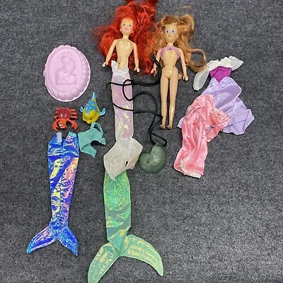 Little Mermaid Doll Lot Clothes Plus (D121423-01) • $12.50