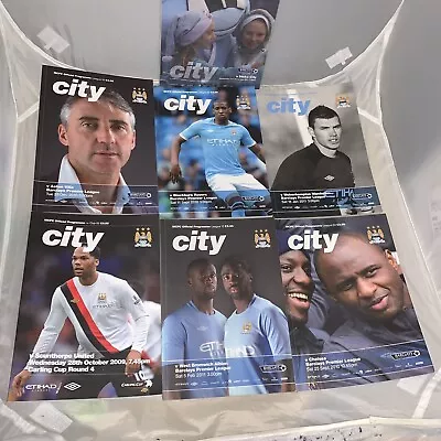 Official Manchester City  Programmes Mcfc Football Match Day 2009 To 2011 Q2 • £10.91