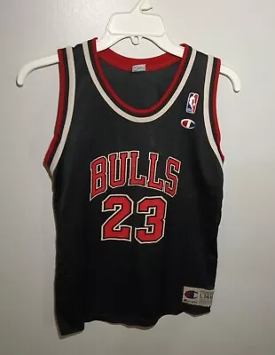 Michael Jordan Champion Vintage Bulls Jersey 1990's Youth L 14-16 RN26094 • $29.95