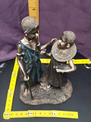 Masai Leonardo Collection Bronze Effect Figurine Statue • £30