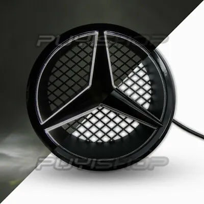 Sport Black Led Front Star Grille Emblem Light For Mercedes Benz C B GLK Class • $37.99