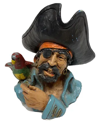 RARE 70s Universal Statuary Corp. Chicago 1974 Pirate Captain Bust By V Kendrick • $149.99