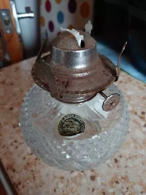 Vintage Original Lamp Light Farms Oil / Paraffin Lamp Base With Burner & Wick • £4.50