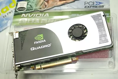 PNY NVIDIA Quadro FX3700 Dual DVI PCI-E Graphics DVI Video Card • $42