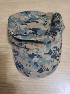 USMC COVER GARRISON MARPAT WOODLAND US MARINE CORPS CAP HAT X-Small • $9.99