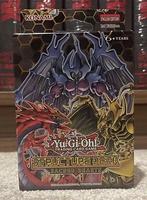 YuGiOh! Sacred Beasts Structure Deck - Fully Konami Sealed - 1st Edition • £27