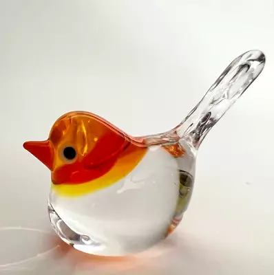 New Colors!! Murano Glass Handcrafted Lovely Mini Bird Figurine Glass Art • $24.90