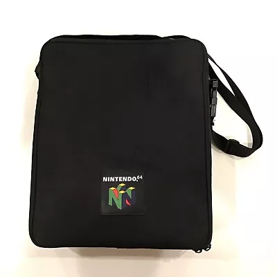 OEM Nintendo 64 Soft Carrying Case With Removable Pad N64 Storage Bag Strap • $45