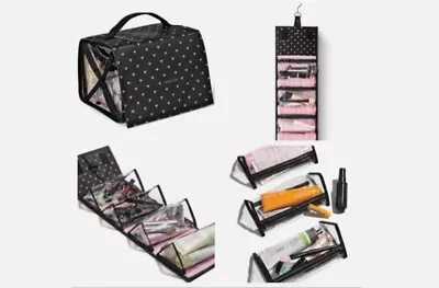 Mary Kay Travel Roll-Up Bag Make Up Monogram Beauty Organizer Removable Pouch • $24.99