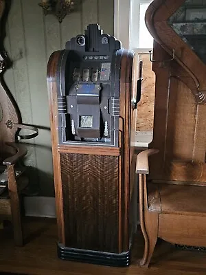 $5200 • Buy Antique Vintage Mills Extraordinary 5 Cent Slot Machine