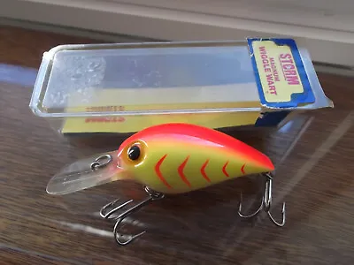 Pre Rapala Storm Magnum Mag Wiggle WartAV-47 Chartreuse Red Herringbone • $16.99