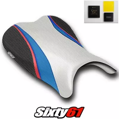 Suzuki GSXR 600 750 Seat Cover With Gel 2006 2007 White Blue Red Luimoto Carbon • $210