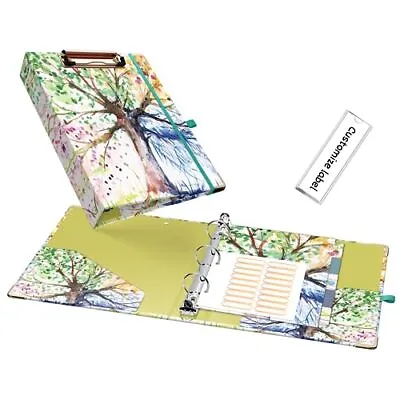 Mini 3 Ring Binder 1 Inch For 5.5  X 8.5  Paper With 5-Tab Dividers Cute Mini... • $28.09