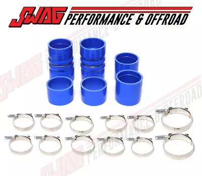 99.5-03 7.3L Powerstroke Diesel Blue CAC Intercooler Boot & Clamp Upgrade Kit • $99.99