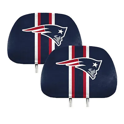 Fanmats NFL New England Patriots New 2-Piece Printed Headrest Covers • $13.99